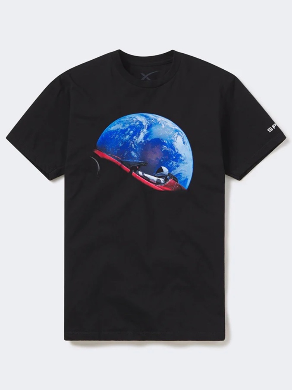 Space X STARMAN Adult Medium Short Sleeve Shirt